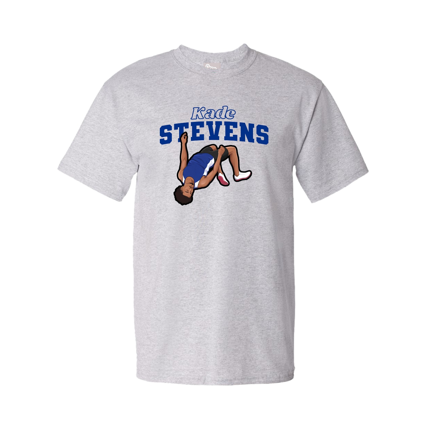 Youth Tee — Name Arch in Grey