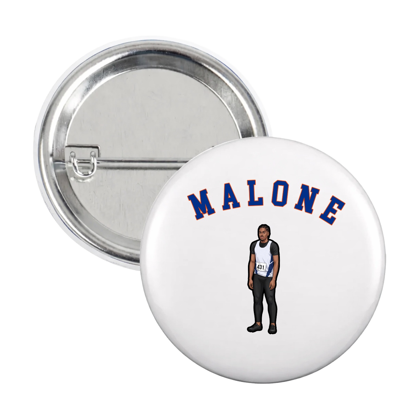 Game Day Button — Shirsey Arch in White