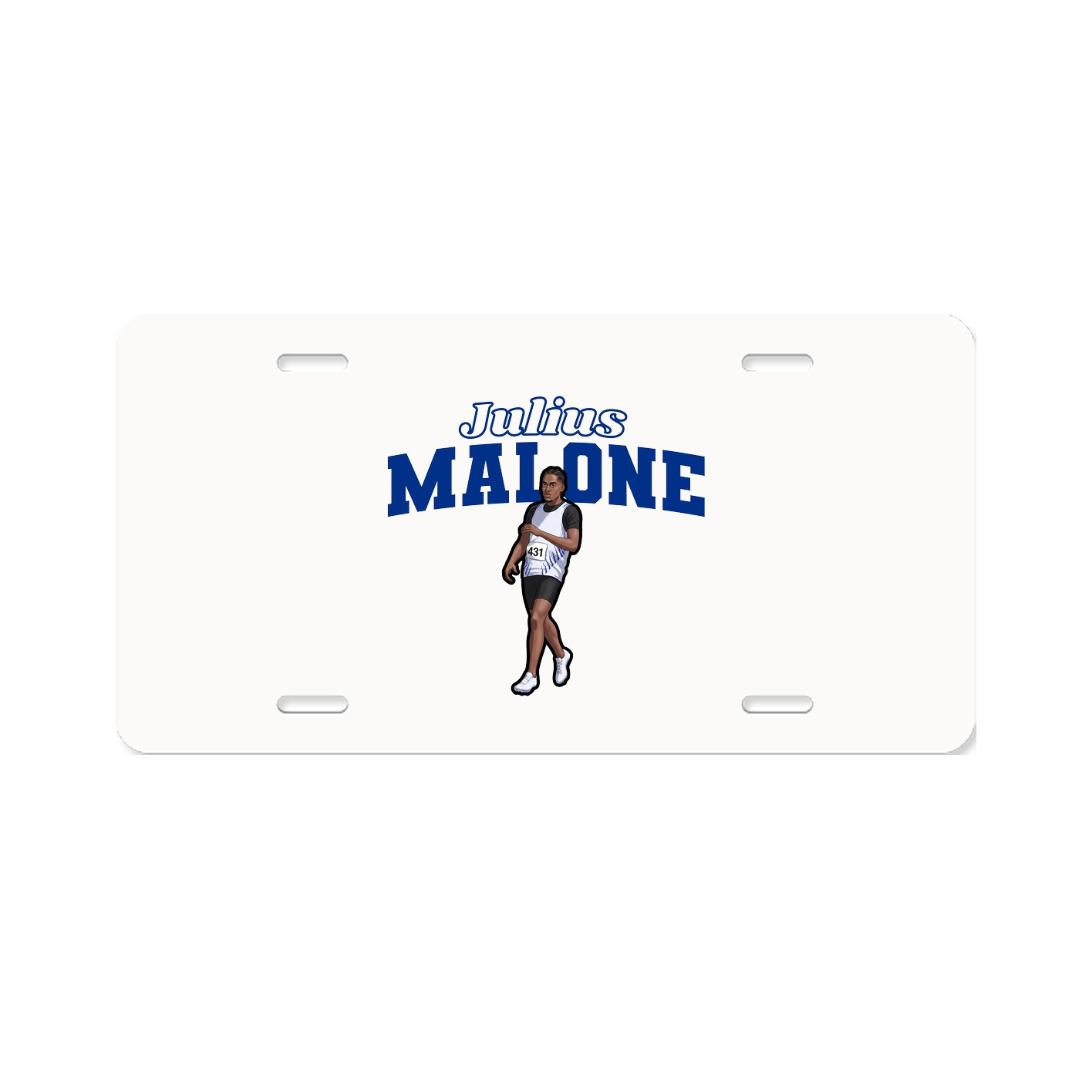 License Plate — Name Arch in Classic