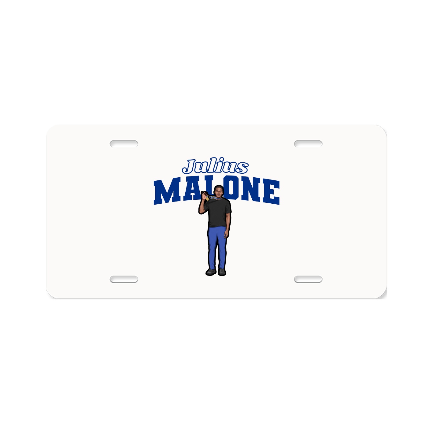License Plate — Name Arch in Classic