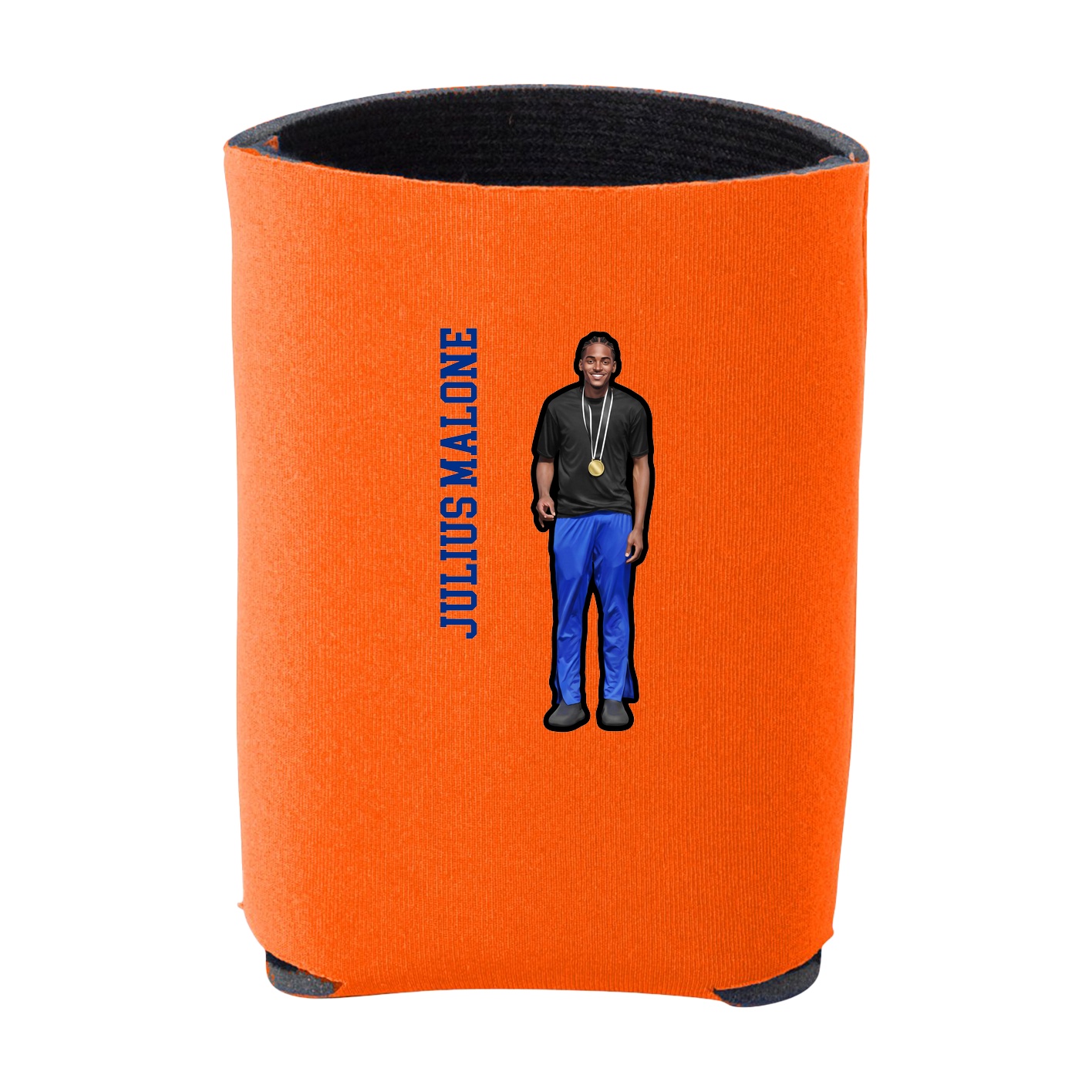Can Holder — Name Vertical in Orange