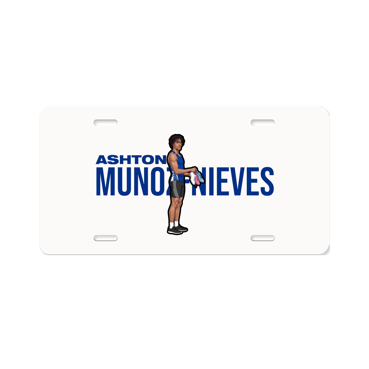 License Plate — Player Name in Classic