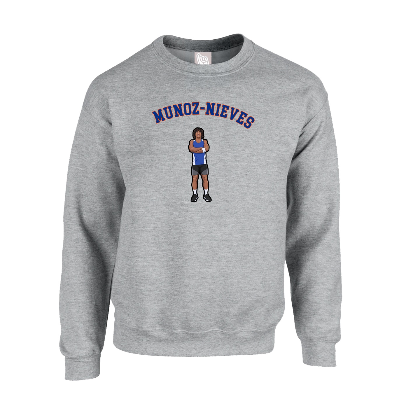 Fleece Crew — Shirsey Arch in Grey