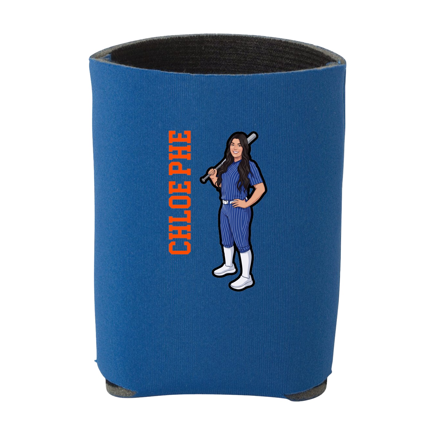 Can Holder — Name Vertical in Royal