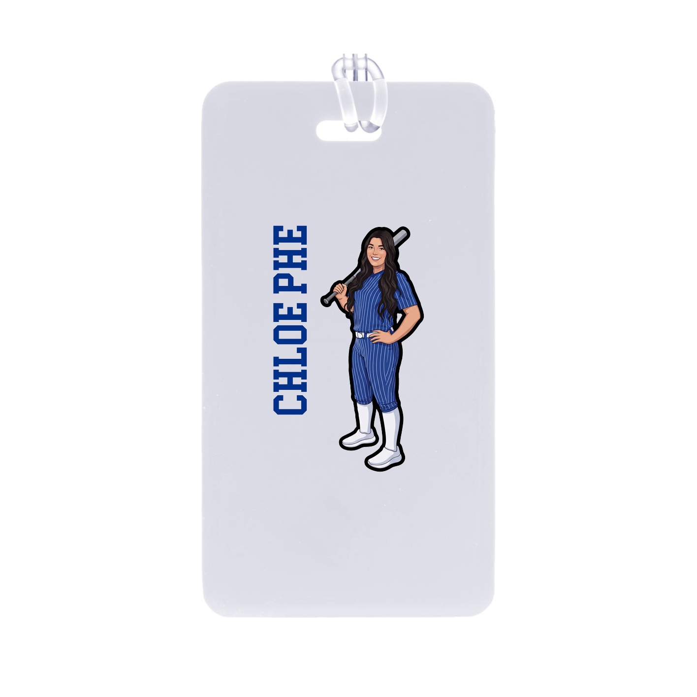 Bag Tag — Name Vertical in Classic