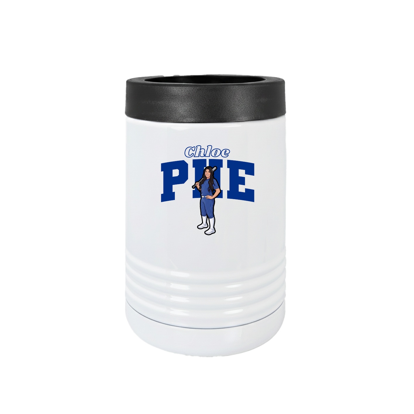 Beverage Holder — Name Arch in White