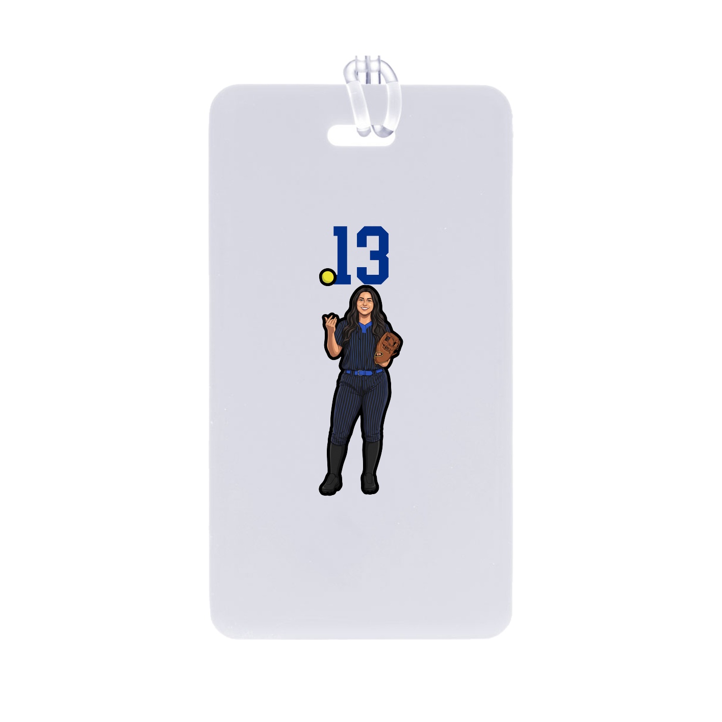 Bag Tag — Number Top in Classic