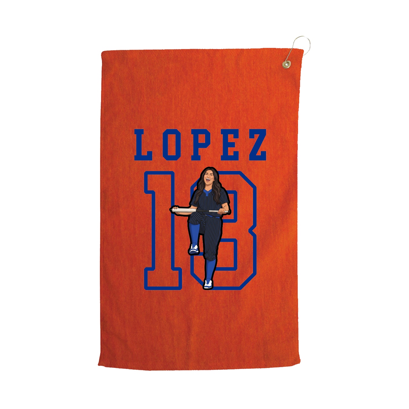 Golf Towel — Shirsey in Orange