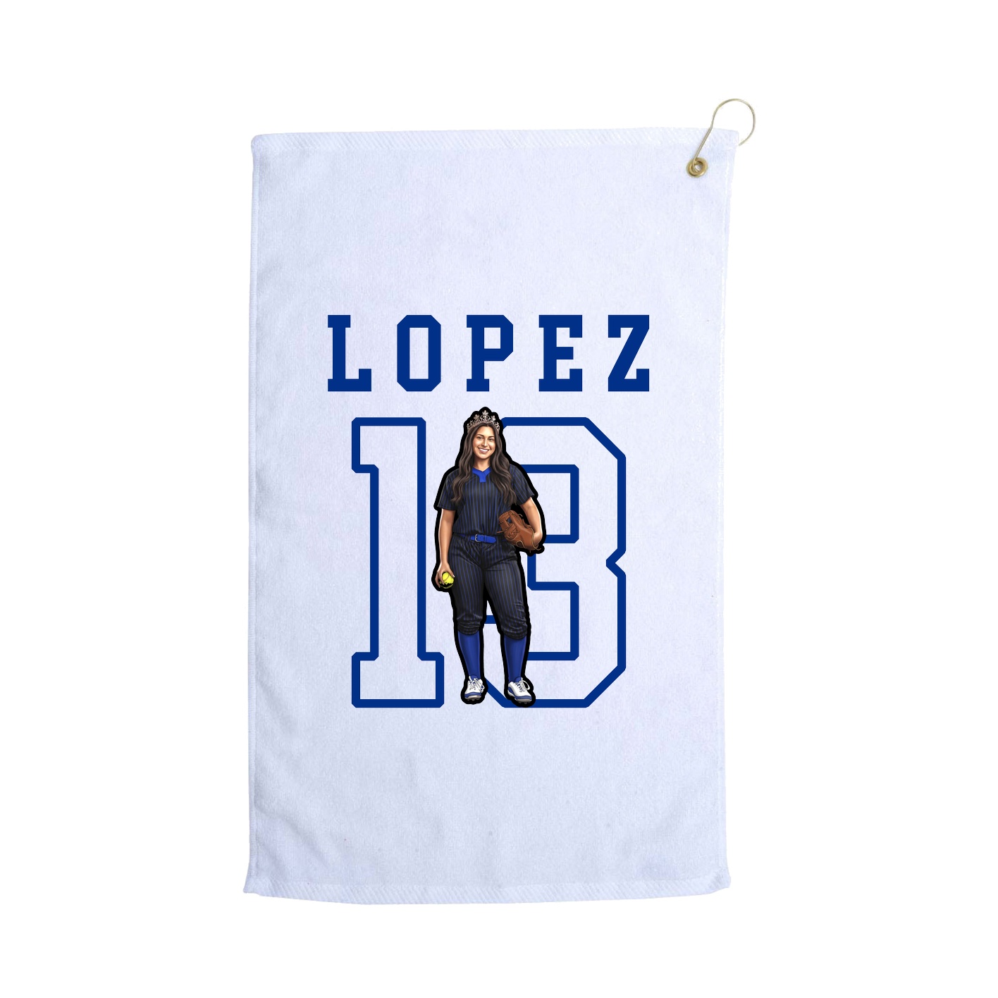 Golf Towel — Shirsey in White