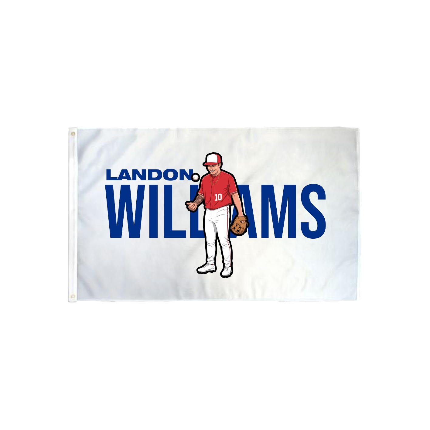 3x5 Flag — Player Name in Classic