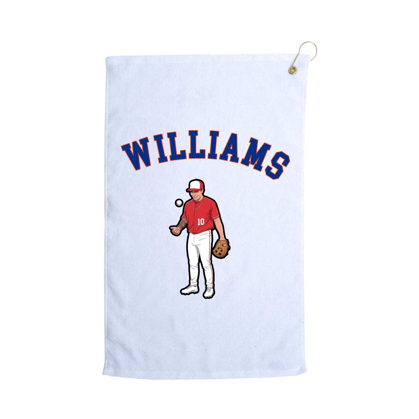 Golf Towel — Shirsey Arch in White