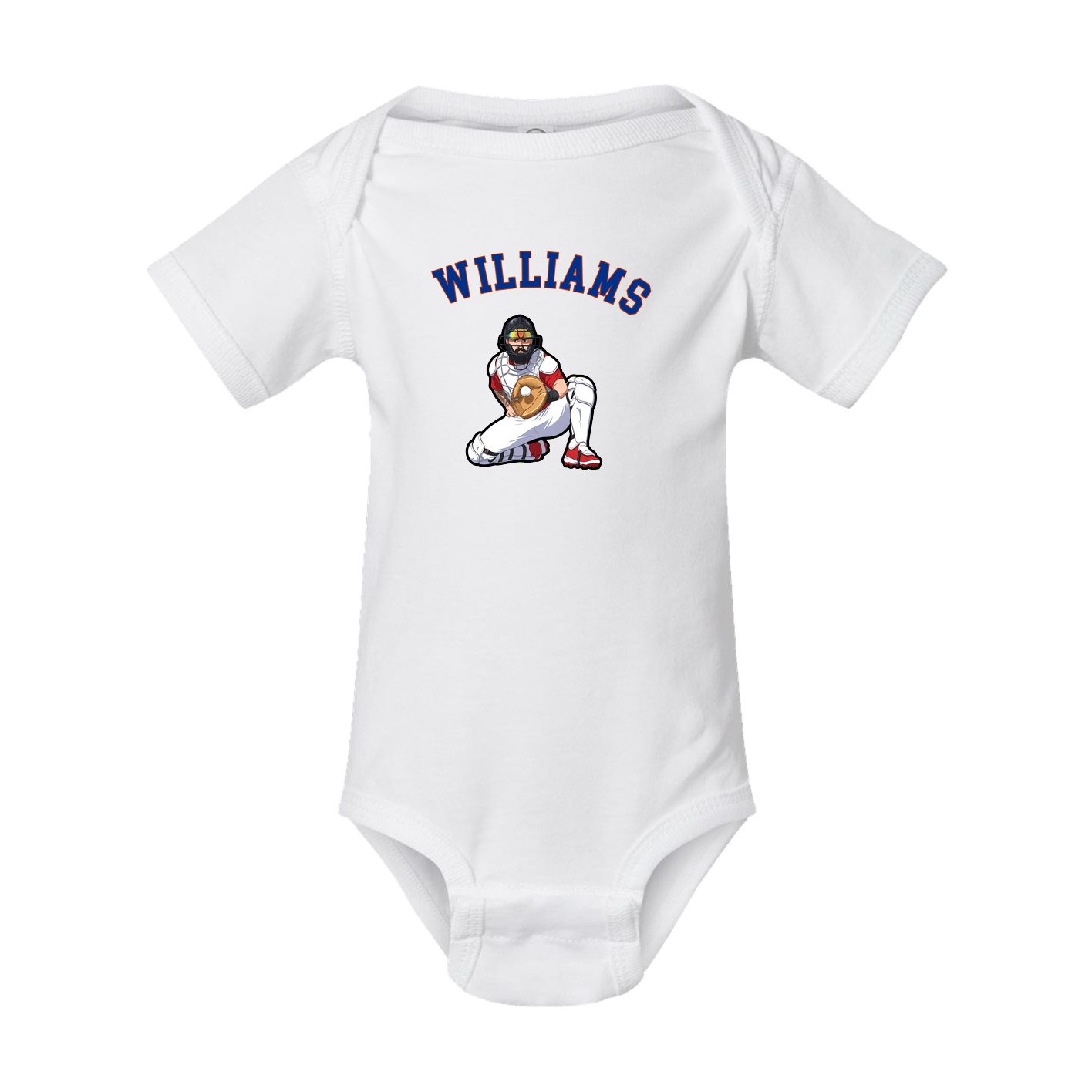 Baby Onesie — Shirsey Arch in White
