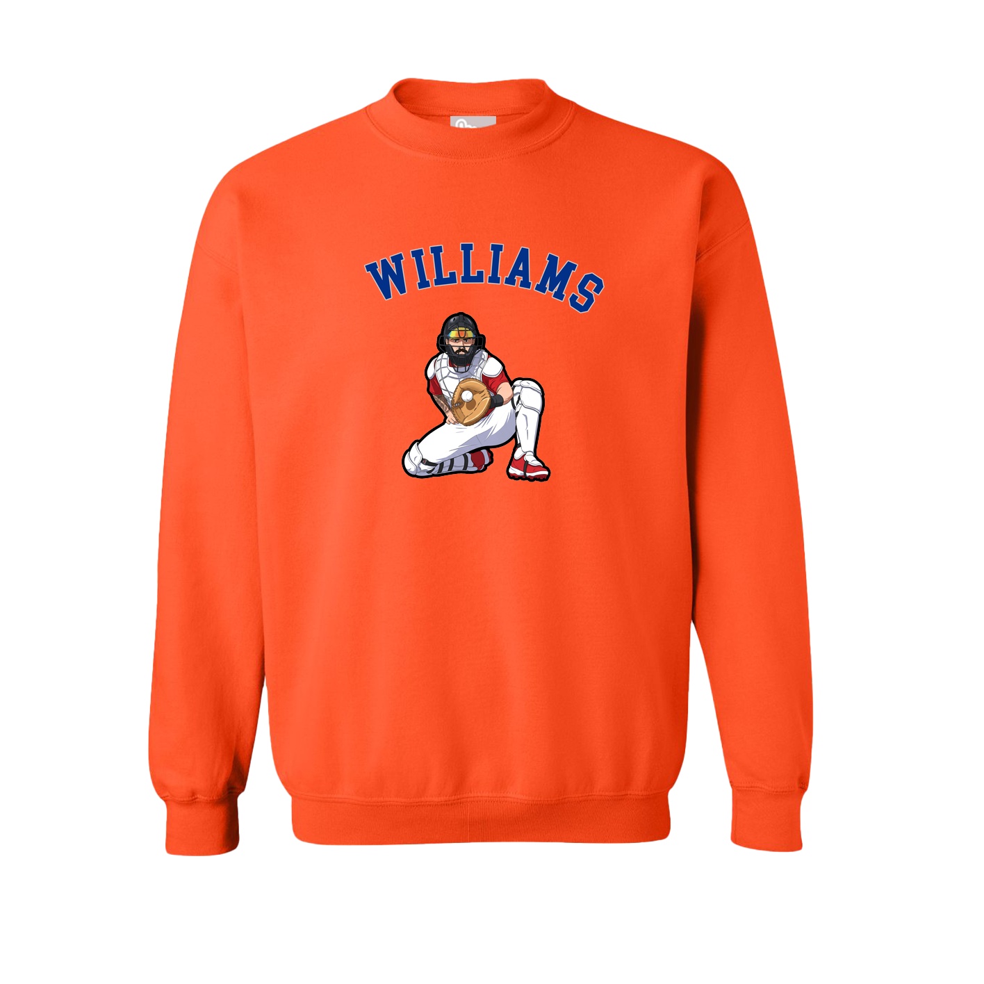 Fleece Crew — Shirsey Arch in Orange