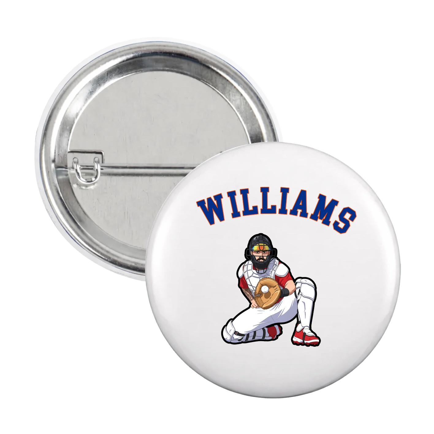 Game Day Button — Shirsey Arch in White