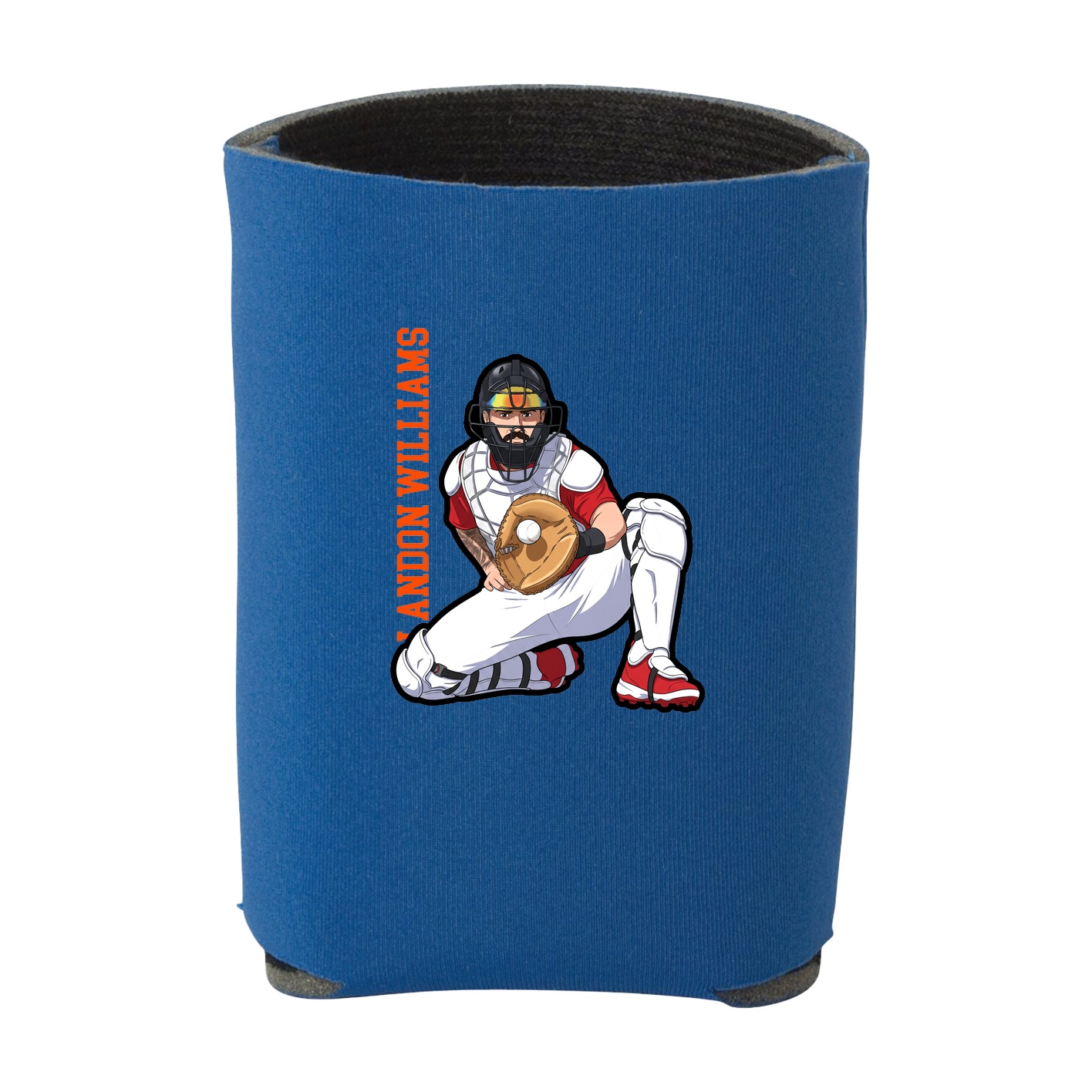 Can Holder — Name Vertical in Royal