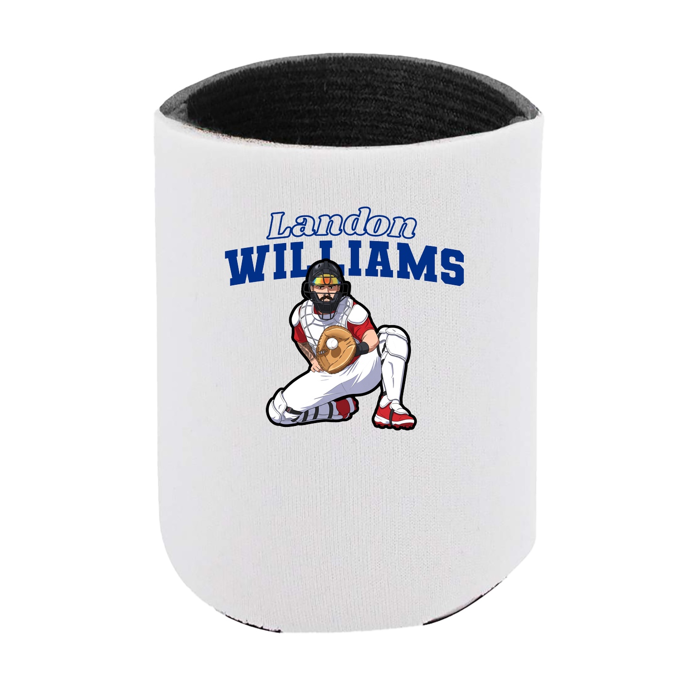 Can Holder — Name Arch in White