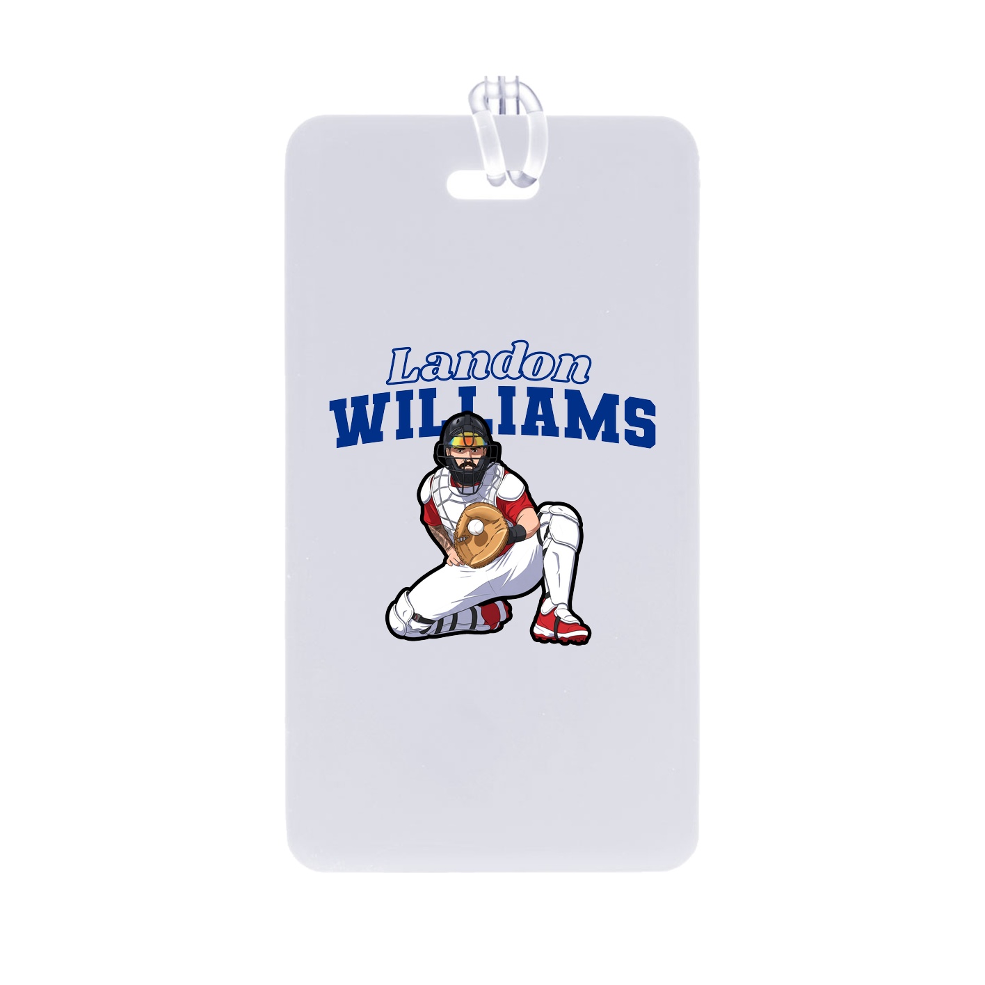 Bag Tag — Name Arch in Classic