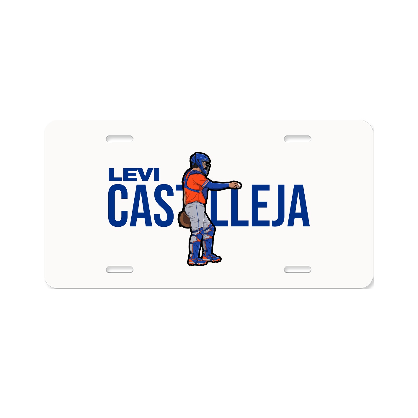 License Plate — Player Name in Classic