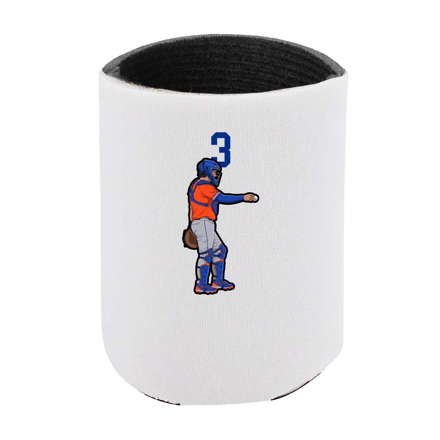 Can Holder — Number Top in White