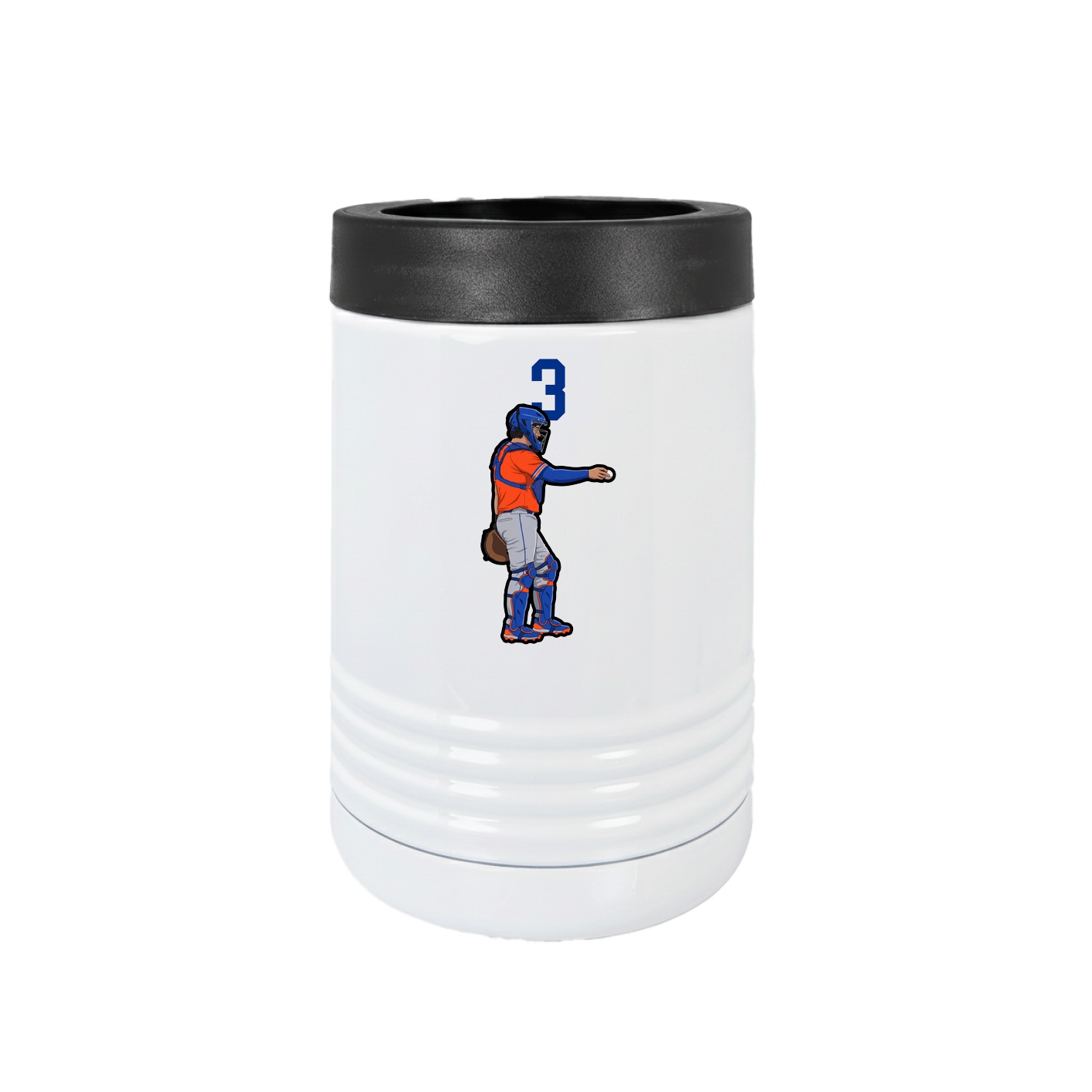 Beverage Holder — Number Top in White
