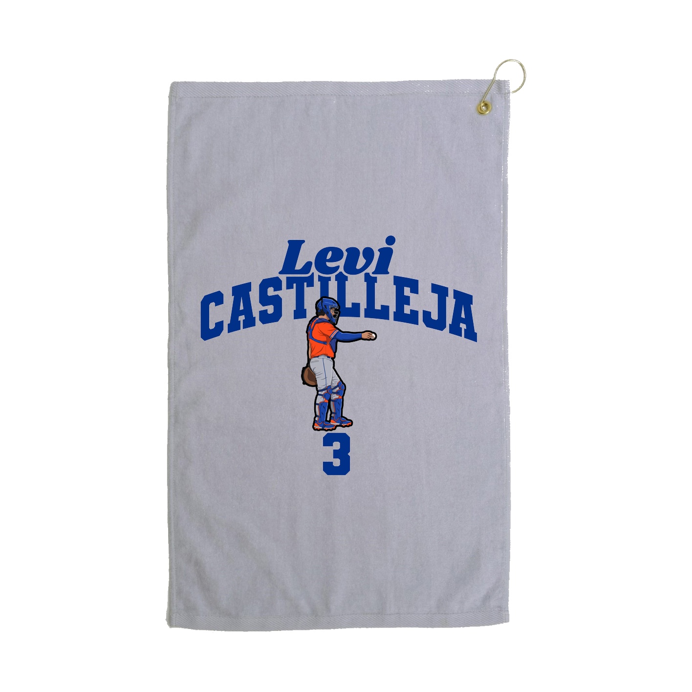 Golf Towel — Signature Arch in Grey