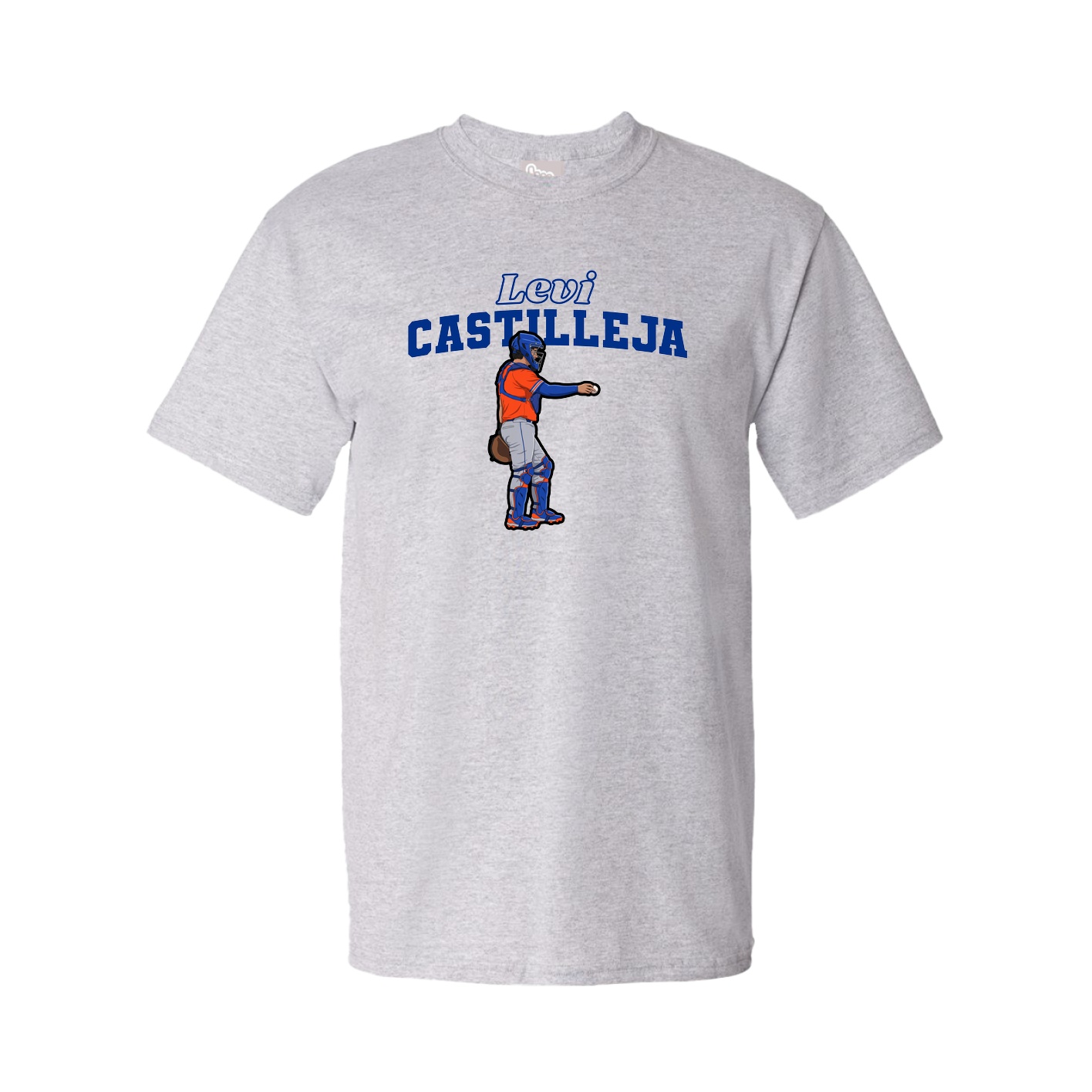 Youth Tee — Name Arch in Grey