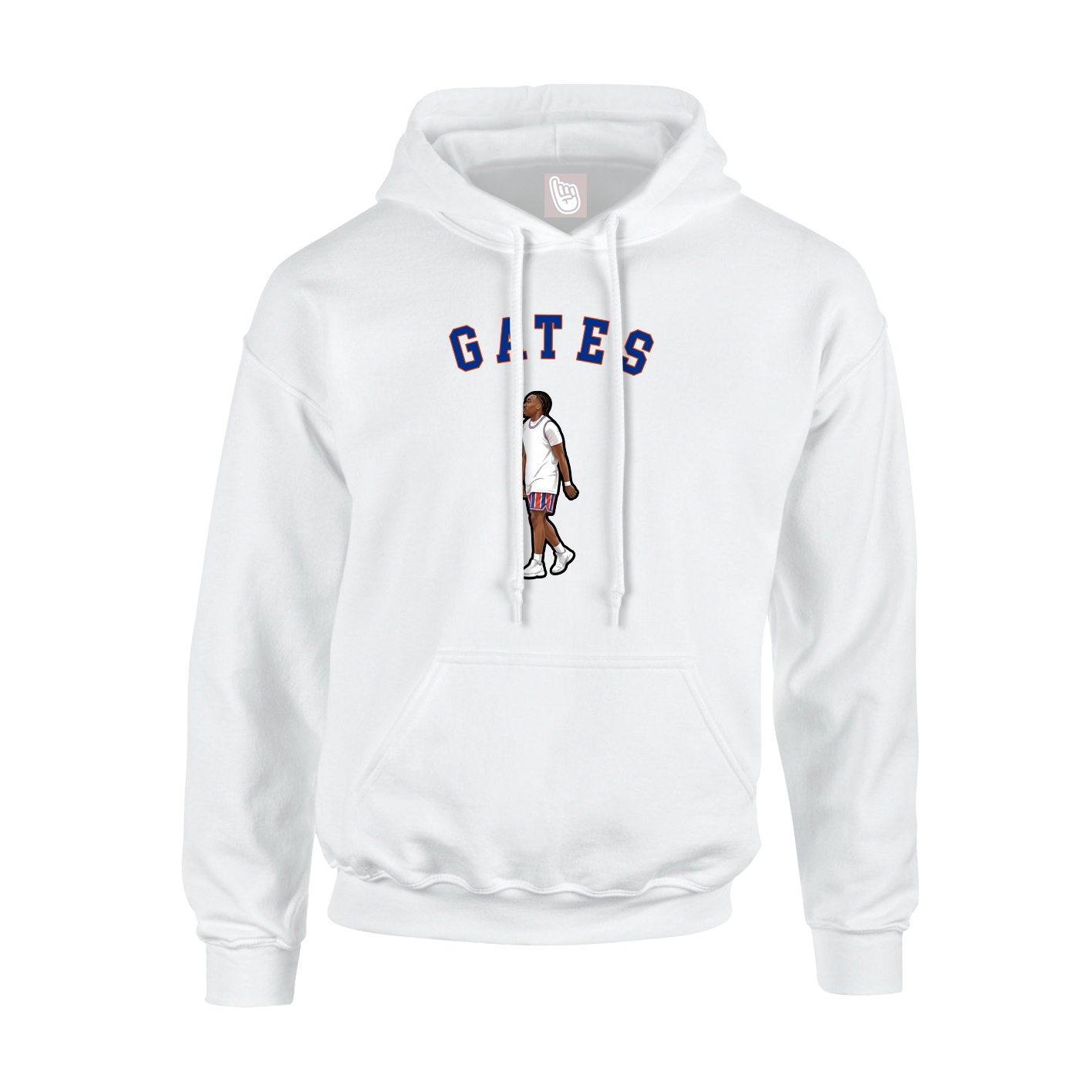 Youth Hoodie — Shirsey Arch in White