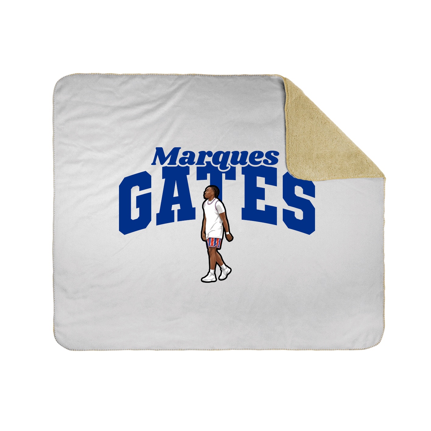 Throw Blanket — Signature Arch in White