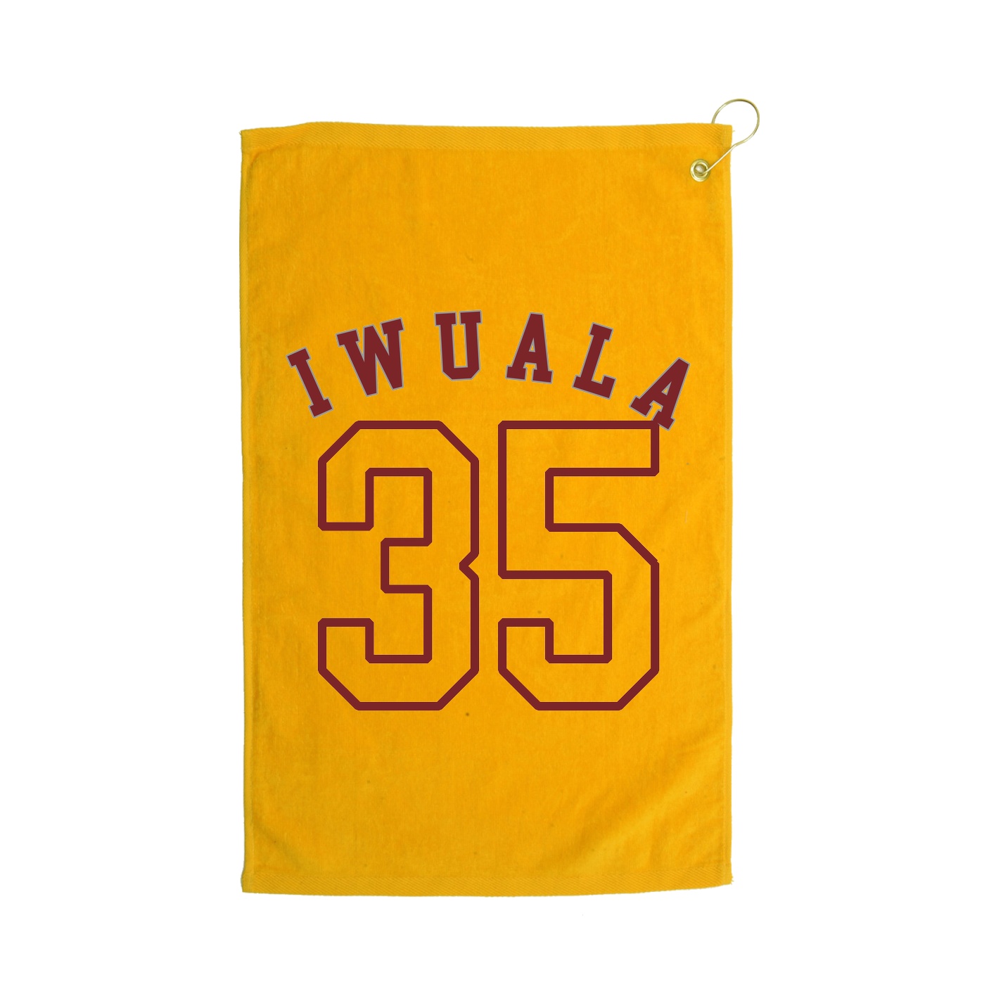 Golf Towel — Shirsey Arch in Gold