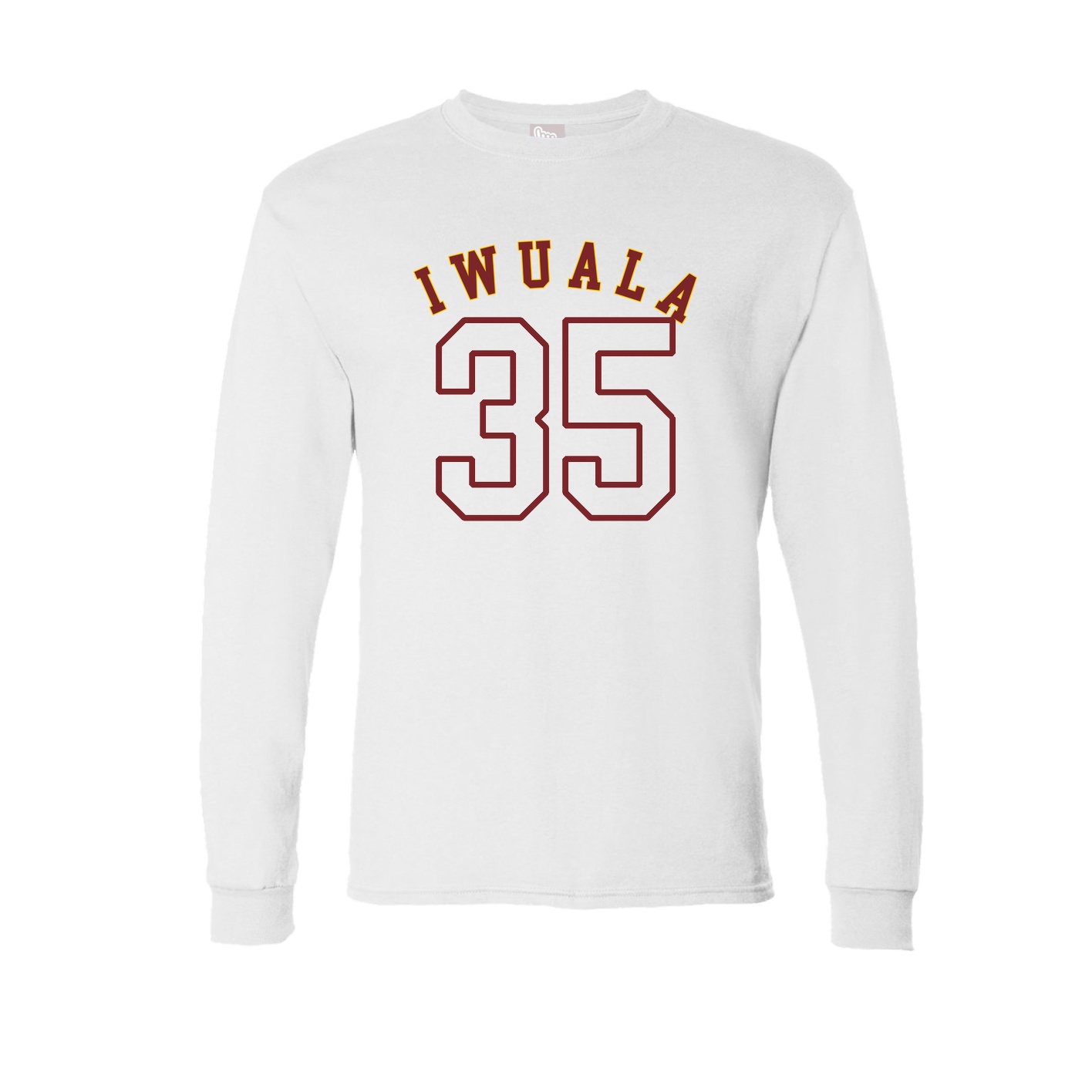 Long Sleeve Tee — Shirsey Arch in White