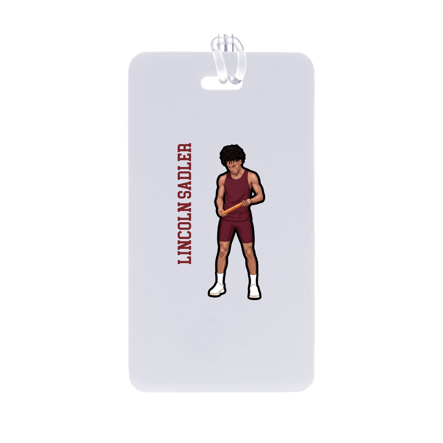 Bag Tag — Name Vertical in Classic
