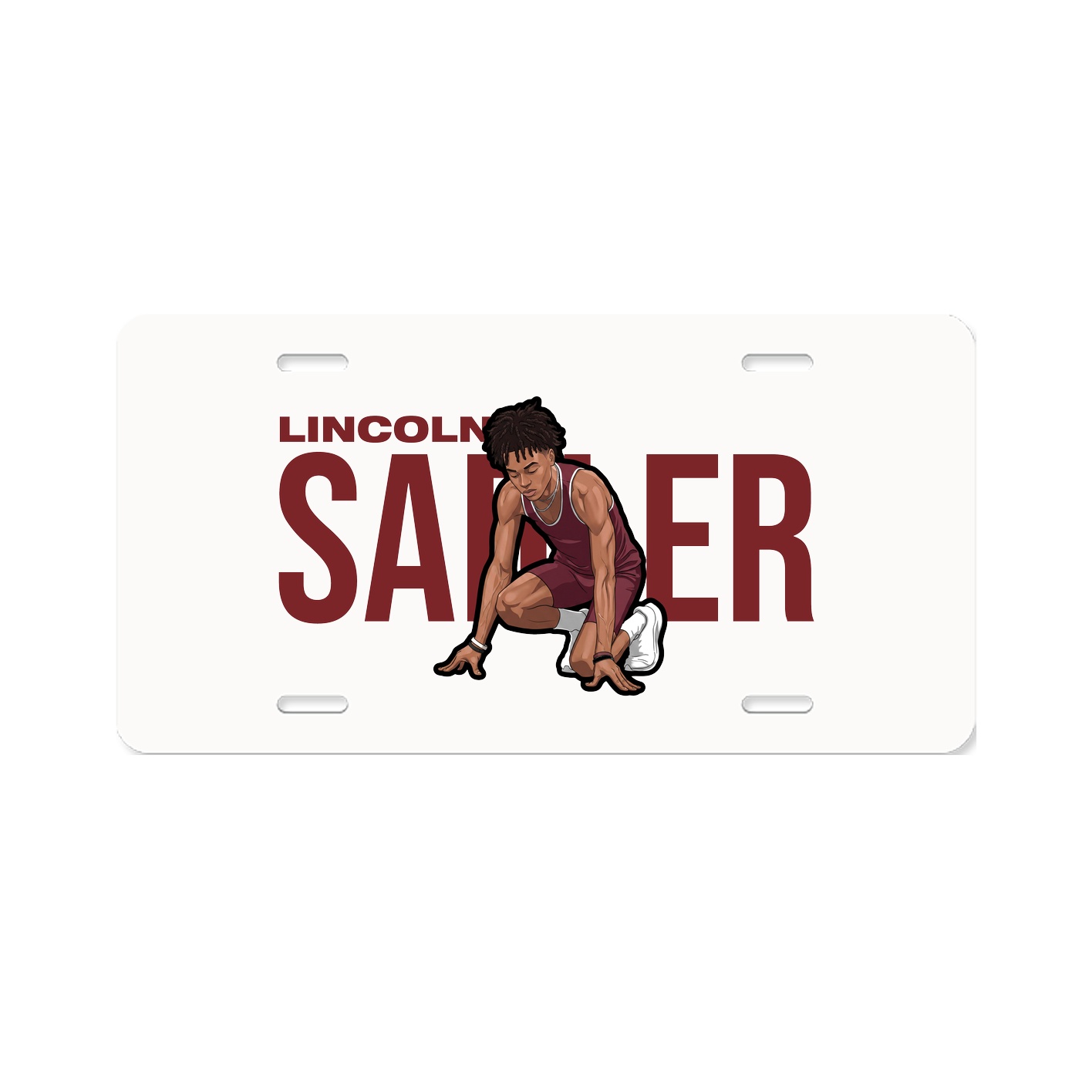 License Plate — Player Name in Classic