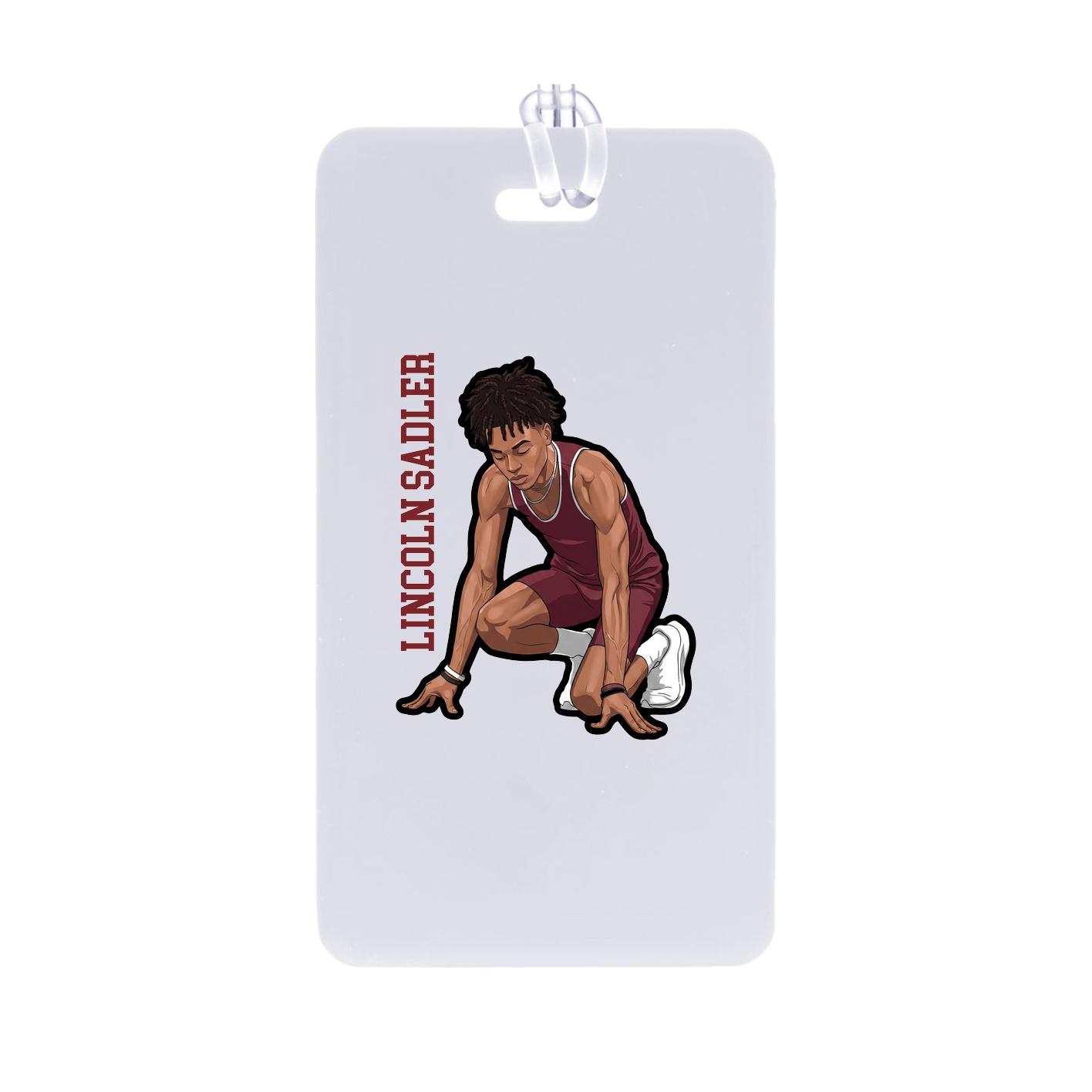 Bag Tag — Name Vertical in Classic