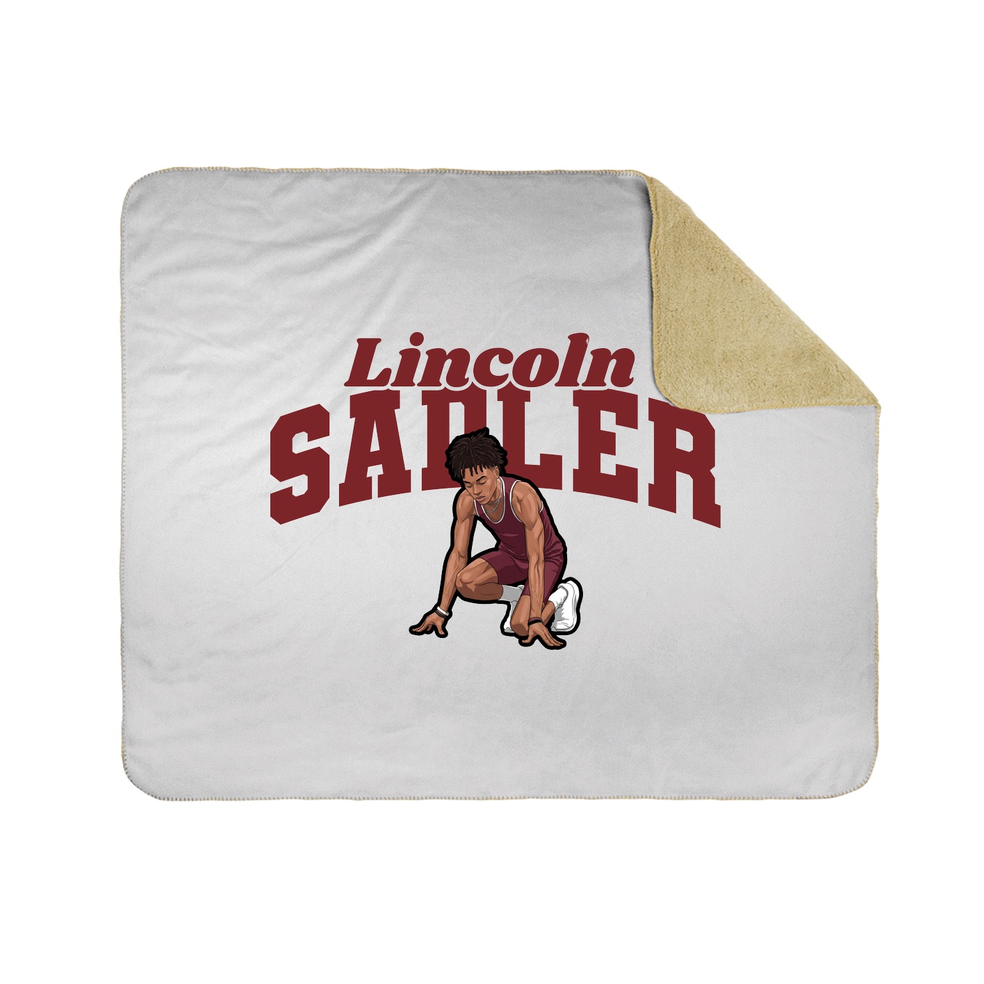 Throw Blanket — Signature Arch in White