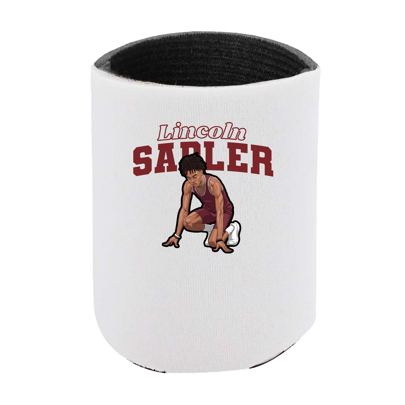 Can Holder — Name Arch in White