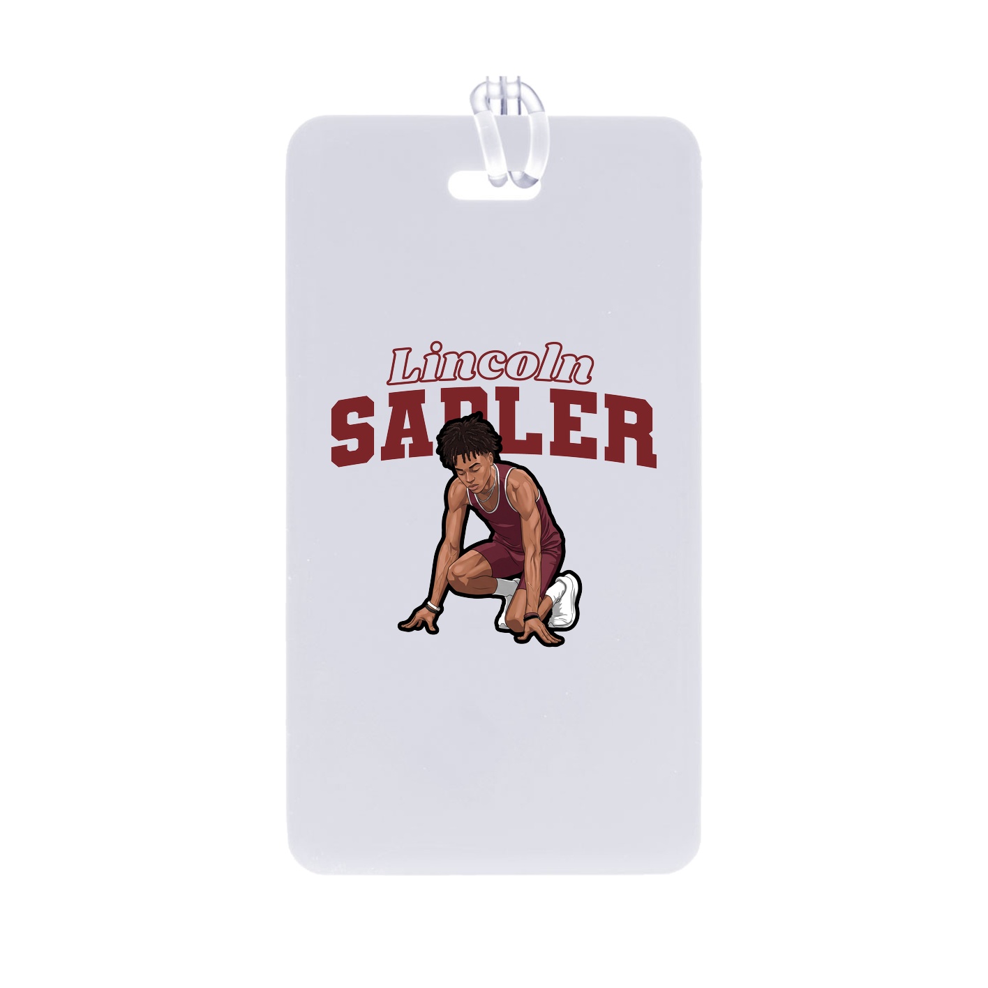 Bag Tag — Name Arch in Classic