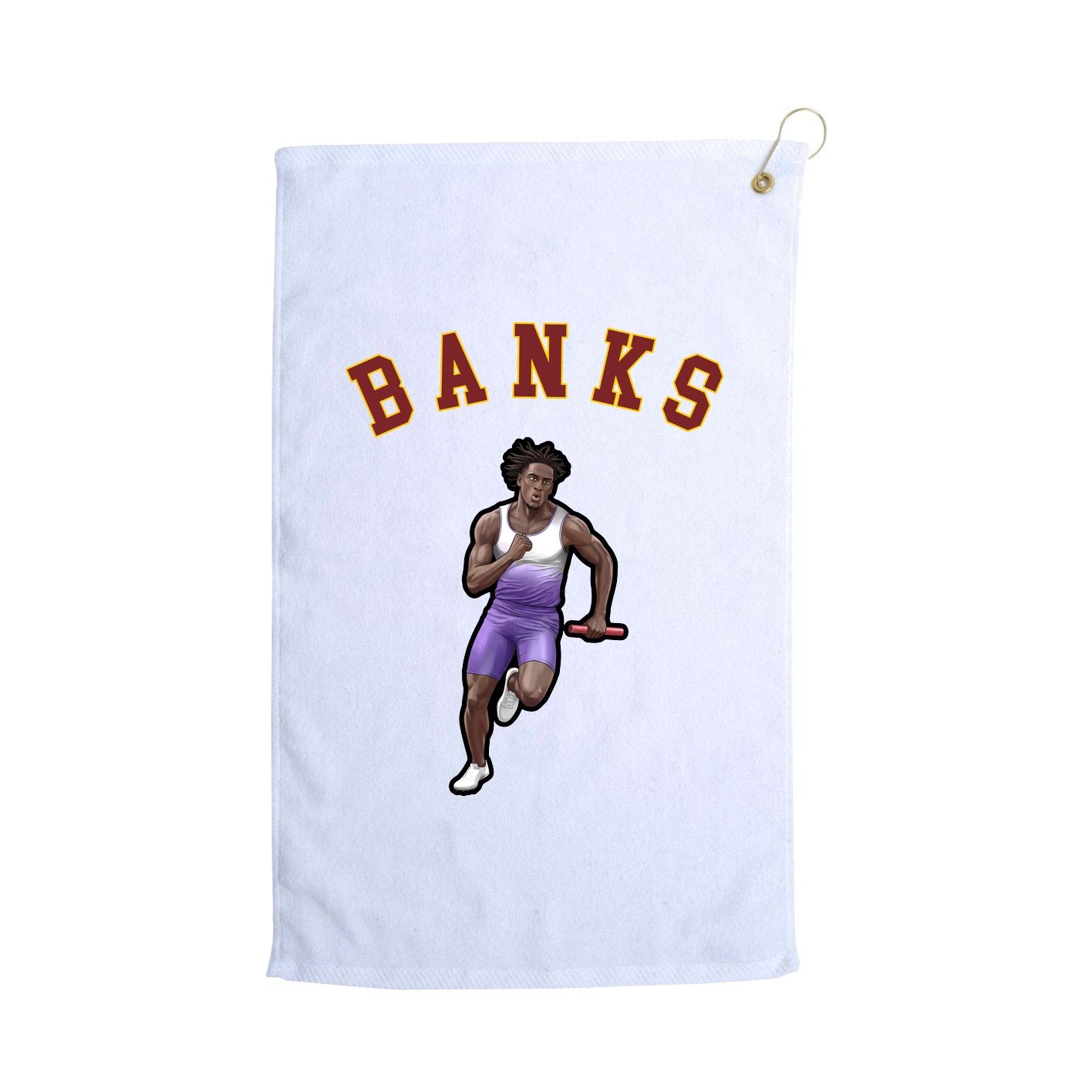 Golf Towel — Shirsey Arch in White