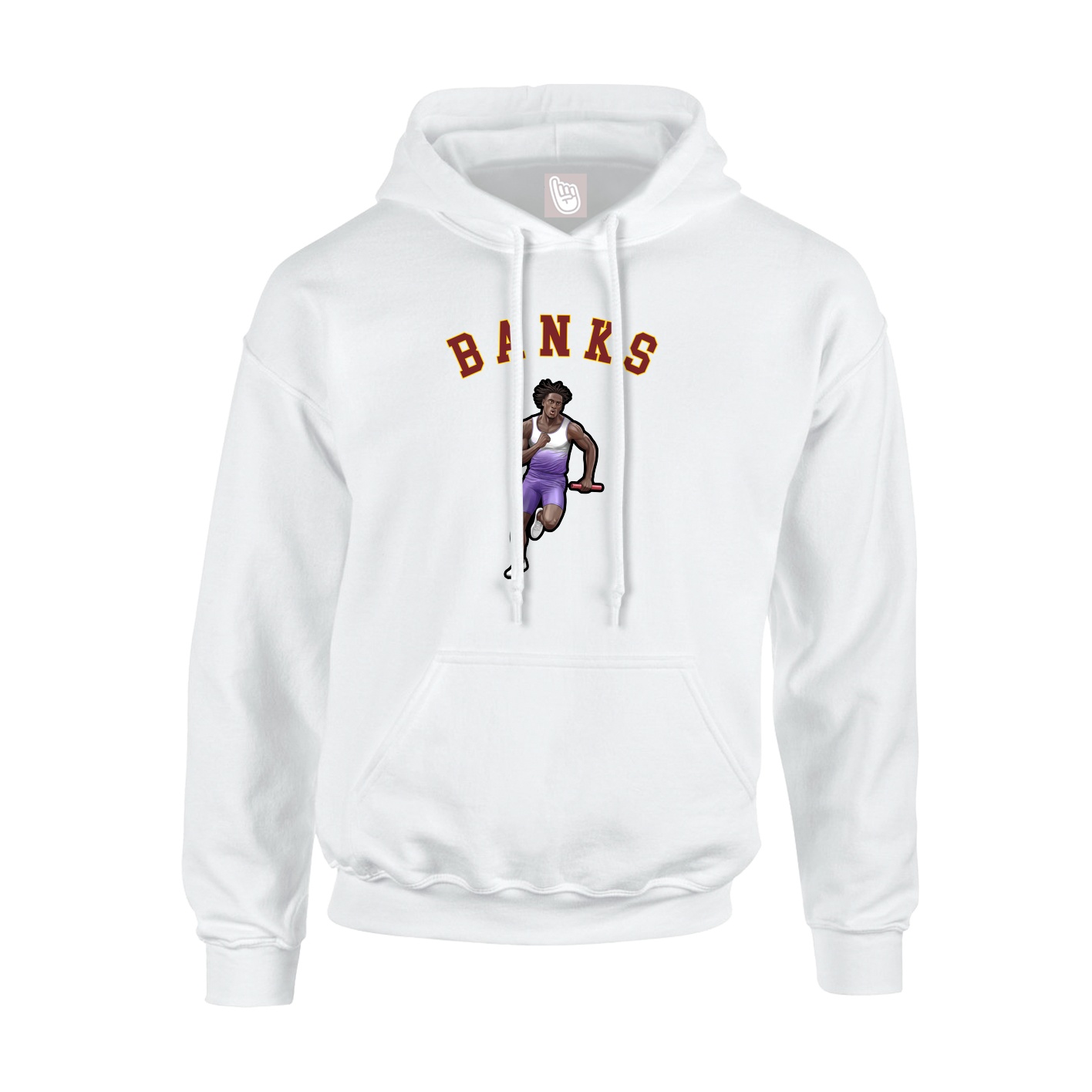 Hoodie — Shirsey Arch in White