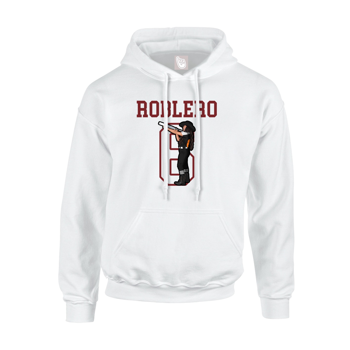 Hoodie — Shirsey in White