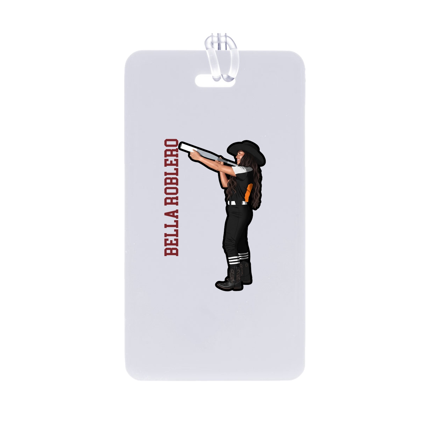 Bag Tag — Name Vertical in Classic
