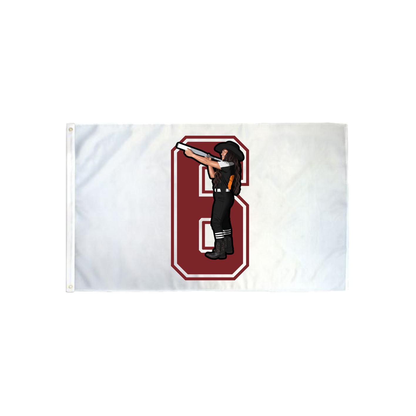 3x5 Flag — Number in Classic