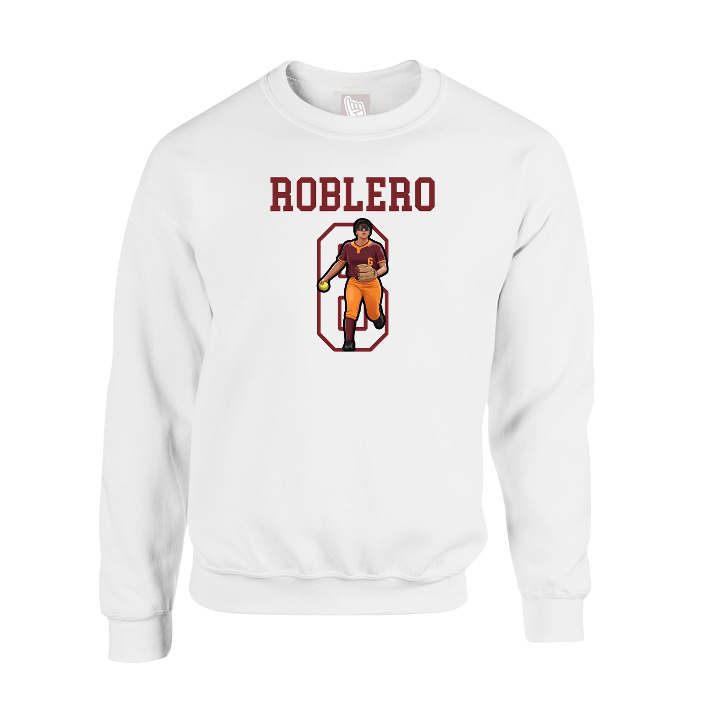 Fleece Crew — Shirsey in White