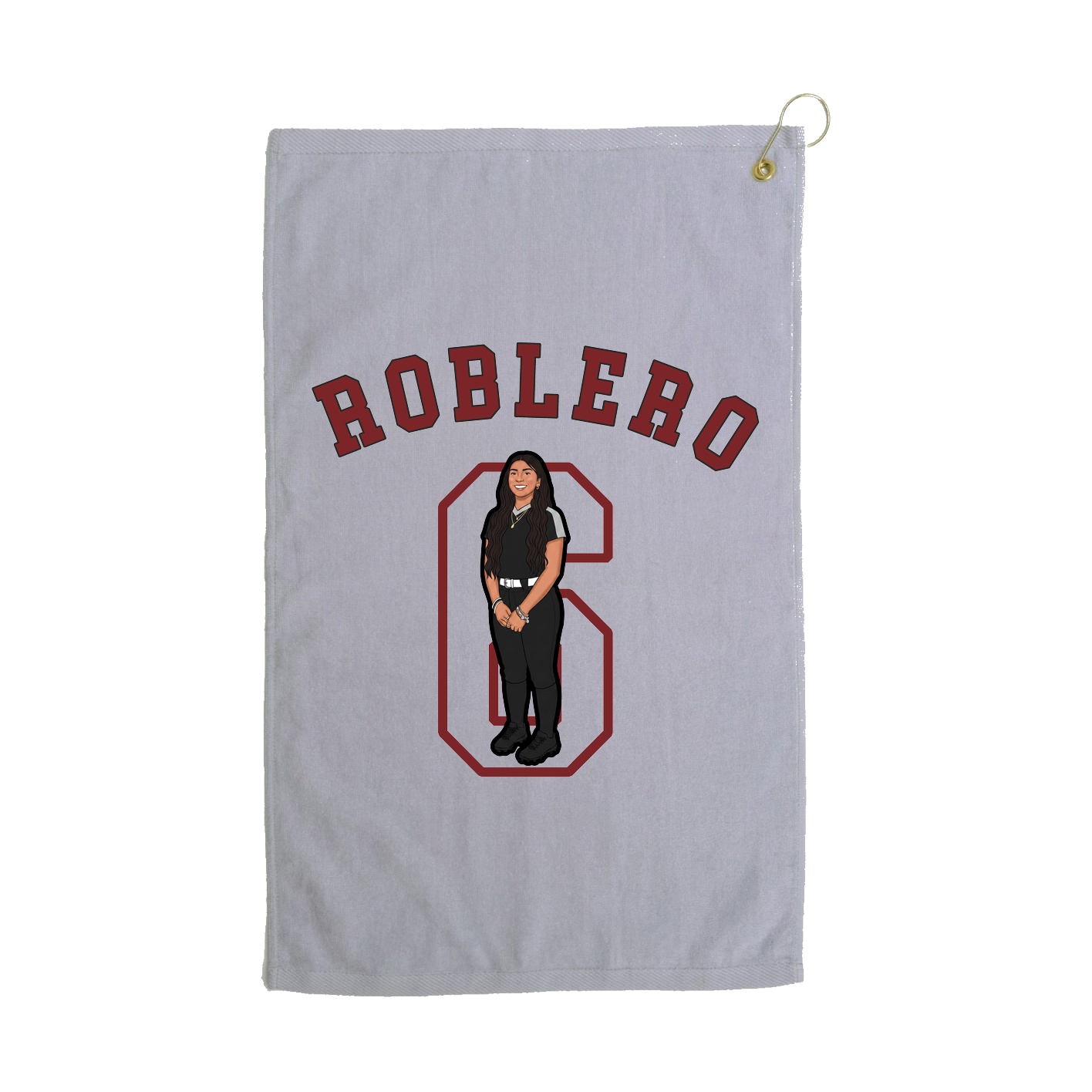 Golf Towel — Shirsey Arch in Grey