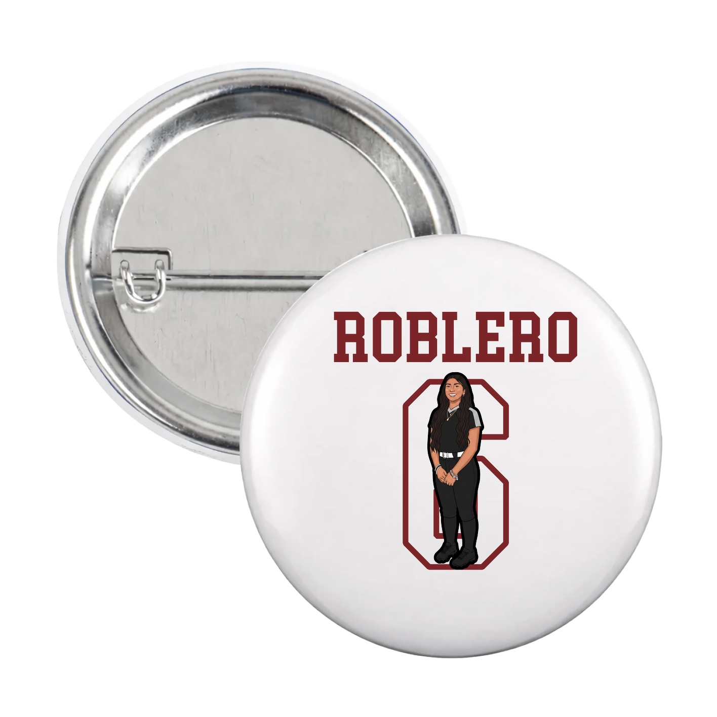 Game Day Button — Shirsey in White