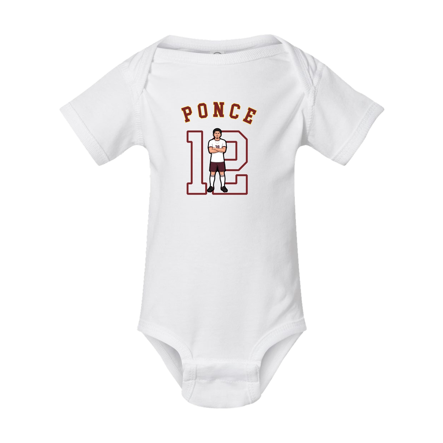 Baby Onesie — Shirsey Arch in White