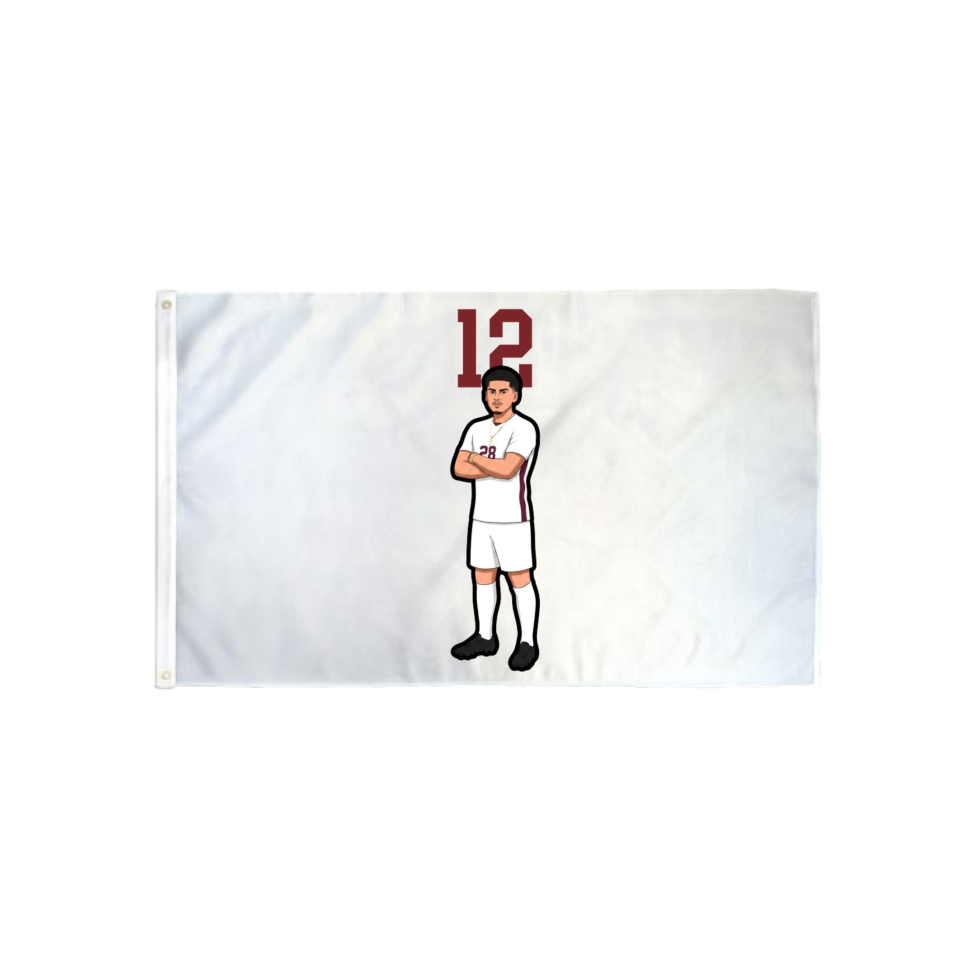 3x5 Flag — Number Top in Classic