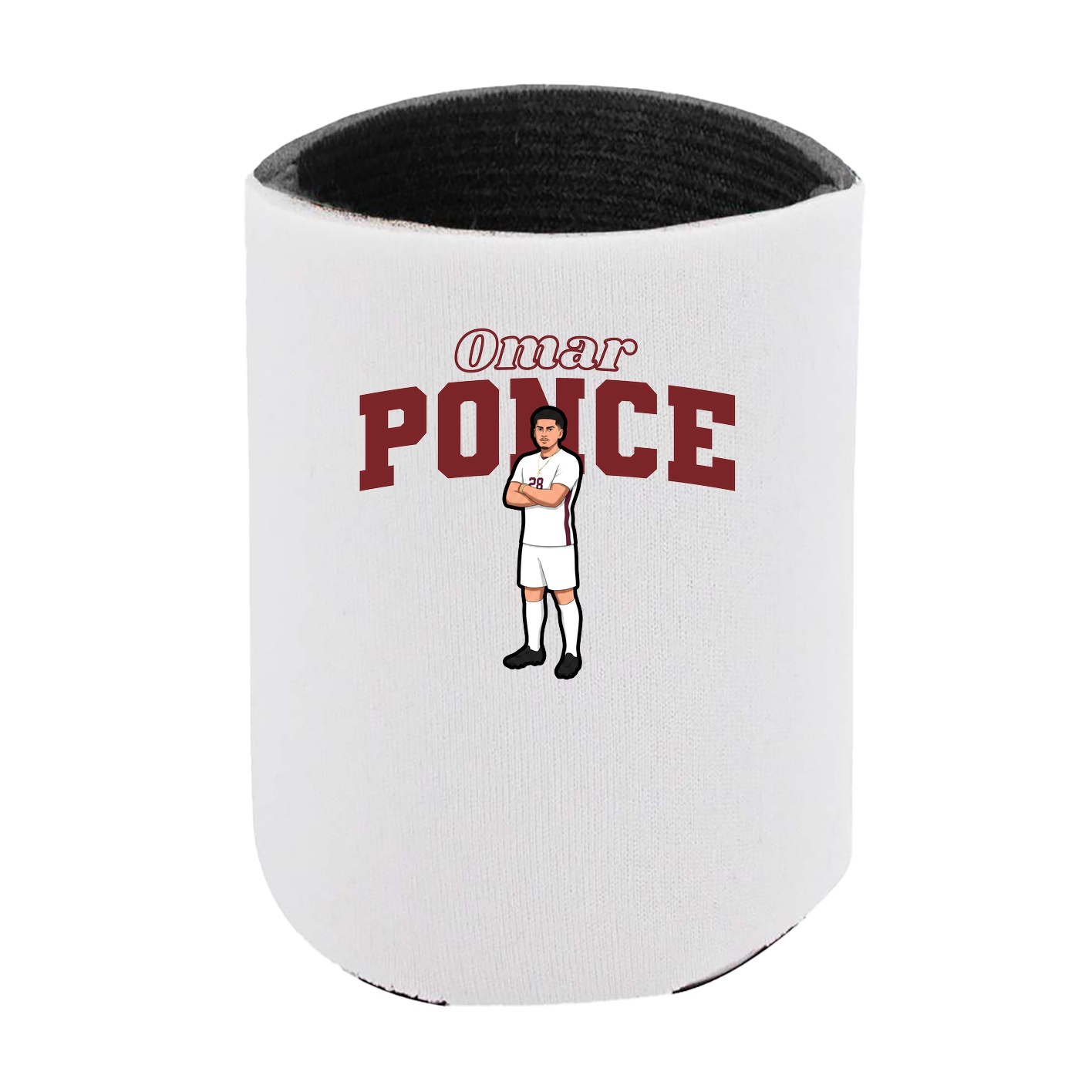 Can Holder — Name Arch in White