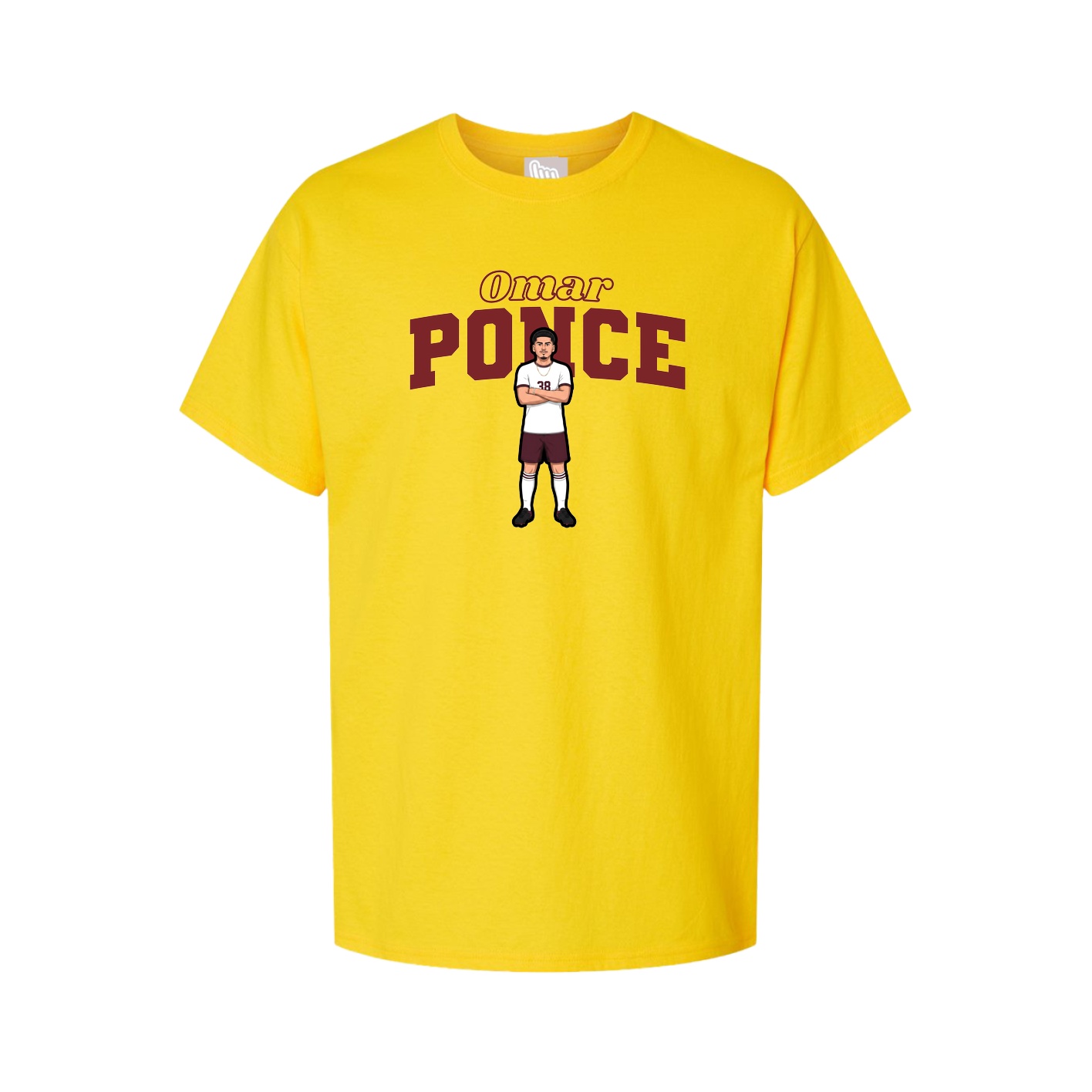 Tee — Name Arch in Gold