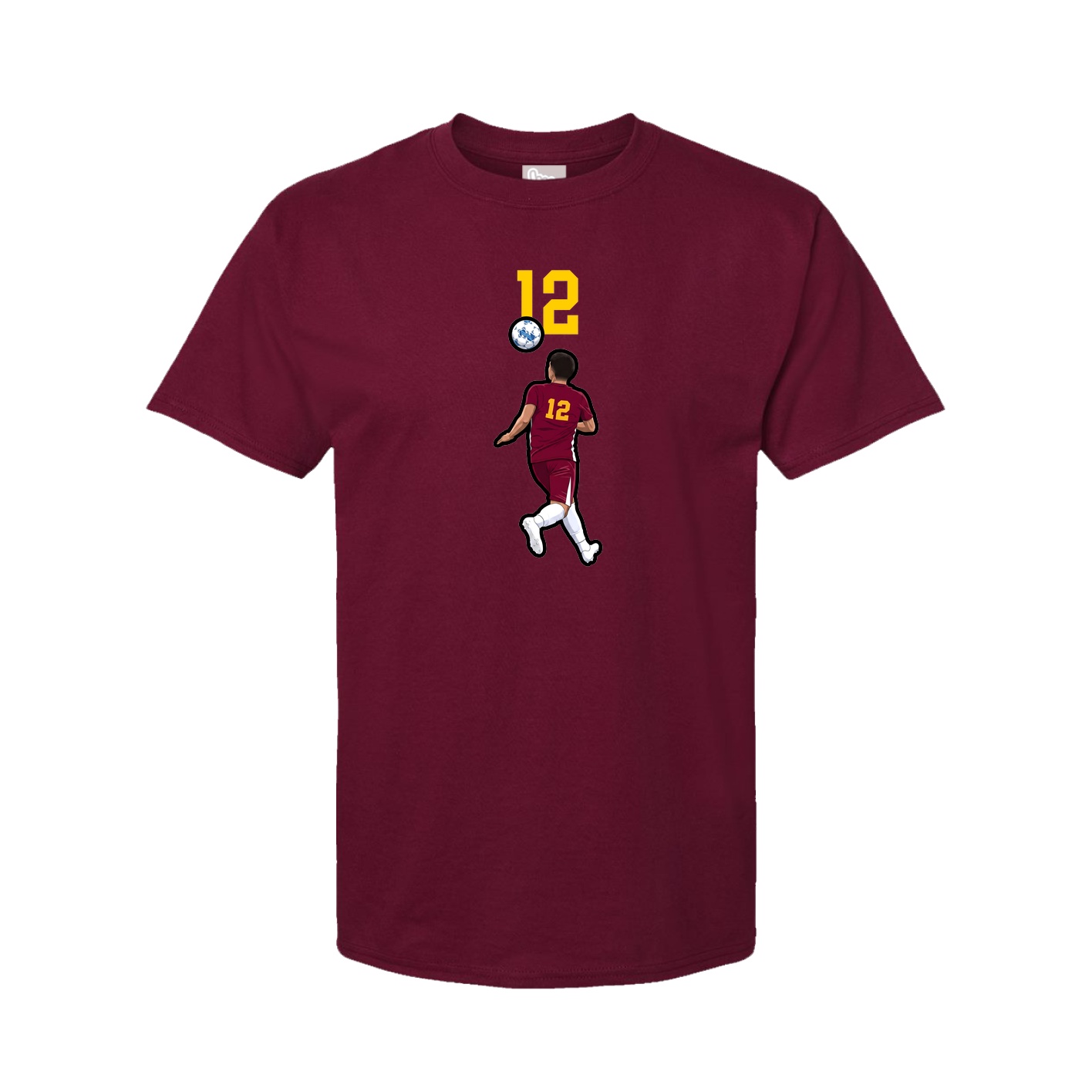 Tee — Number Top in Cardinal
