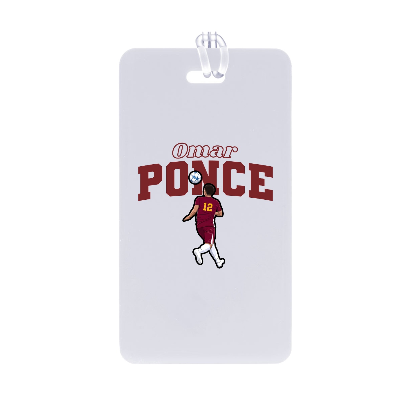 Bag Tag — Name Arch in Classic